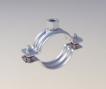 PIPE CLAMP WITH NUT WITHOUT RUBBER